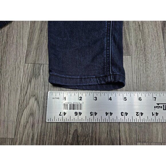 Indigo Rein Jeans Womens Juniors 13 Blue Skinny Denim Dark Wash Embroidered - Picture 10 of 10